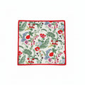Vierkante Shawl Bloemen Dames - Glanzende Stof - Veelzijdig Accessoire