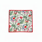 Vierkante Shawl Bloemen Dames - Glanzende Stof - Veelzijdig Accessoire