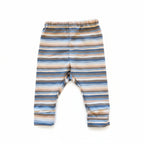 Handgemaakt Babybroekje blauw gestreept