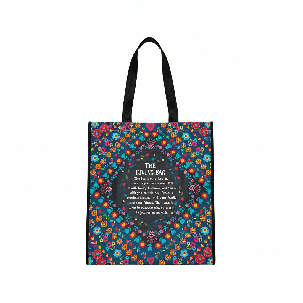 Tasje Naturel Life tekst:  The Giving Bag