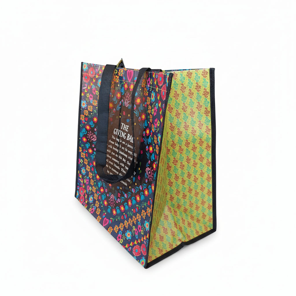 Tasje Naturel Life tekst:  The Giving Bag
