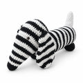Gehaakte Teckel Knuffel - Handgemaakt Chenille - 50cm