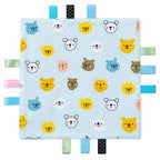 Knisperdoekje met berenprint - Baby 0-2 jaar
