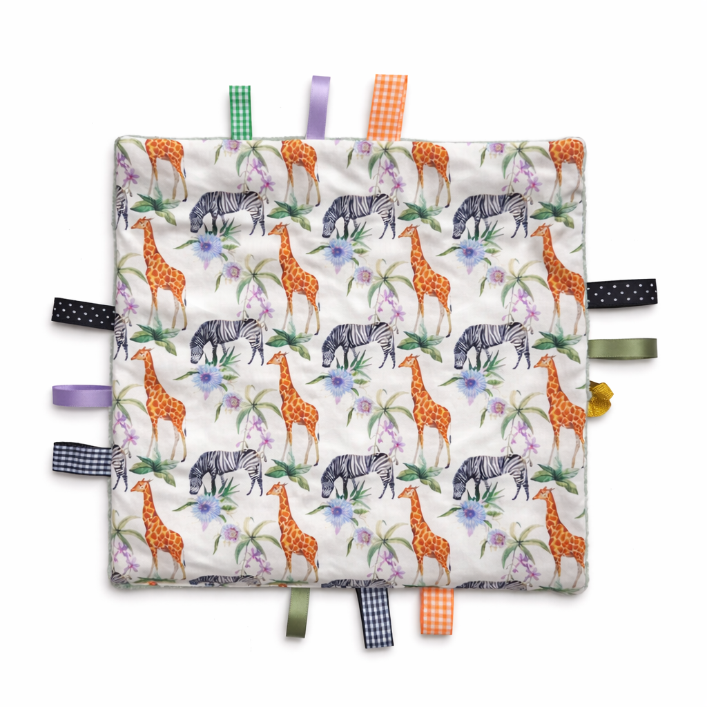 Knisperdoekje met safariprint - Baby 0-3 jaar