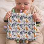 Knisperdoekje met safariprint - Baby 0-3 jaar